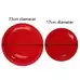 Harfield Polycarbonate Narrow Rimmed Plates 230mm 10 Pack