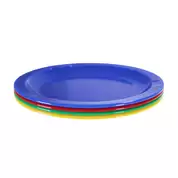 Swixz Polycarbonate Narrow Rimmed Plates 172mm 12 Pack