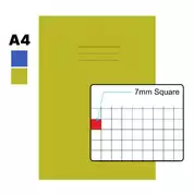 Writy A4 Exercise Book 7mm Squares 80 Page 50 Pack