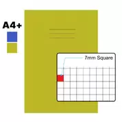 Writy A4+ Exercise Book 7mm Squares 80 Page 50 Pack