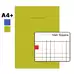 Writy A4+ Exercise Book 7mm Squares 80 Page 50 Pack