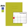 Writy A4+ Exercise Book 7mm Squares 80 Page 50 Pack