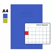 Writy A4 Exercise Book 10mm Squares 80 Page 50 Pack