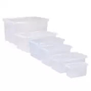 Wham Storage Box and Lid Clear 5 Pack