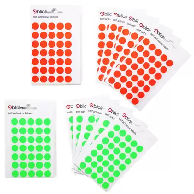 Circle Sticker Labels 13mm 140 Pack