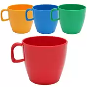 Harfield Polycarbonate Handled Cup 220ml 10 Pack