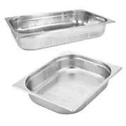 Gastronorm Stainless Steel Perforated Tray 100mm