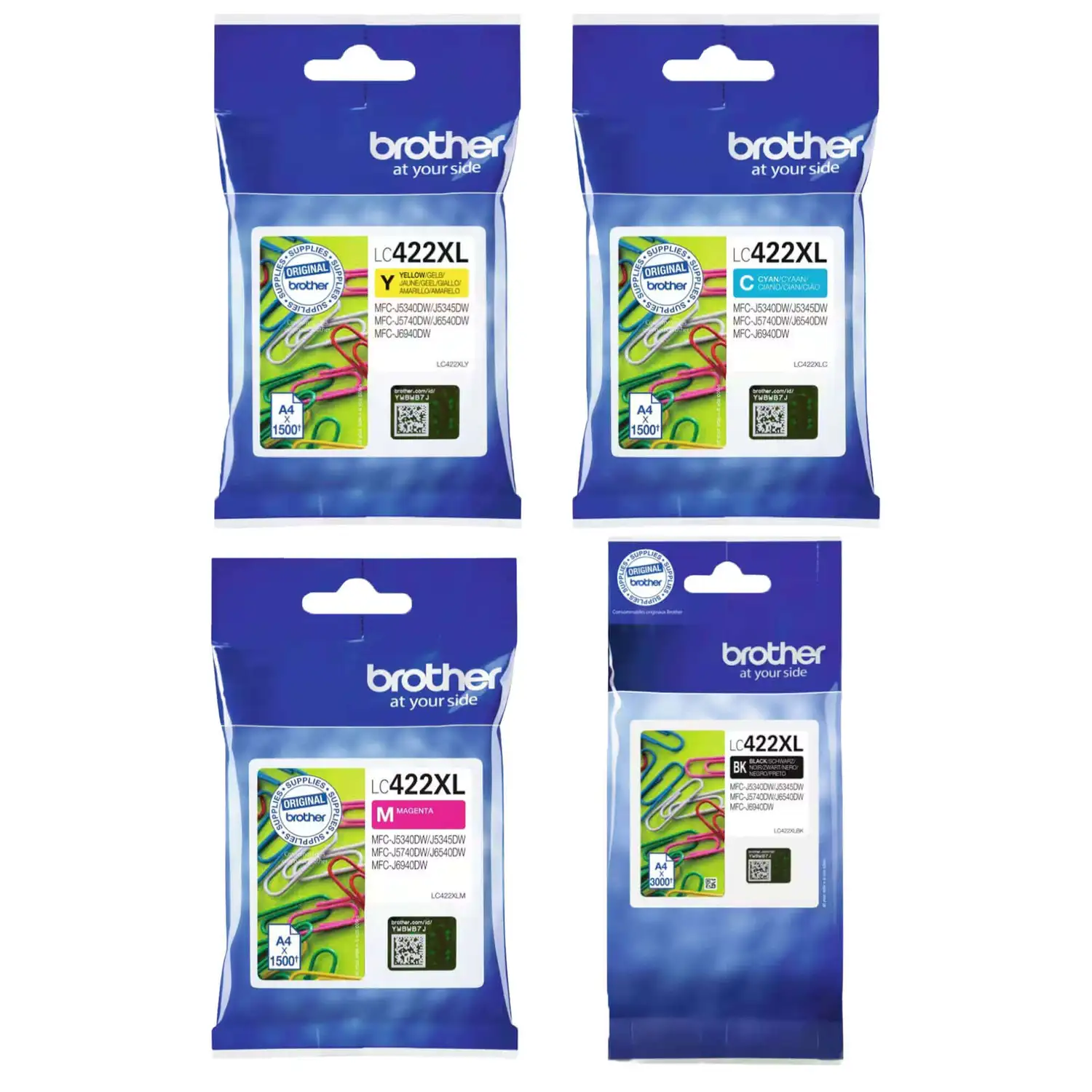 Brother Lc422xlbk Ink Cartridge High Capacity Black G1p100