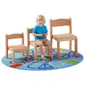 Wooden Stacking Chairs 4 Pack