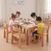 Wooden Stacking Chairs 4 Pack