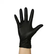 Proform Powder Free Nitrile Gloves Black Large 200 Pack