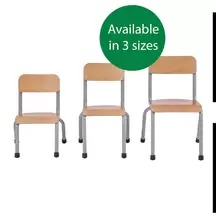 Milan Chair Grey 4 Pack