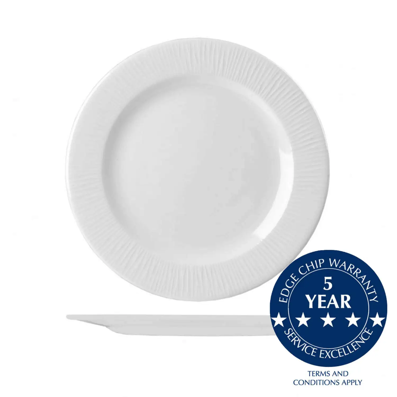 Churchill Bamboo White Plate 12 Pack