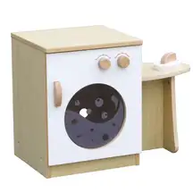 Wooden Washing Machine and Ironing Station