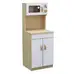 Wooden Cupboard With Microwave