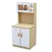 Wooden Cupboard With Microwave