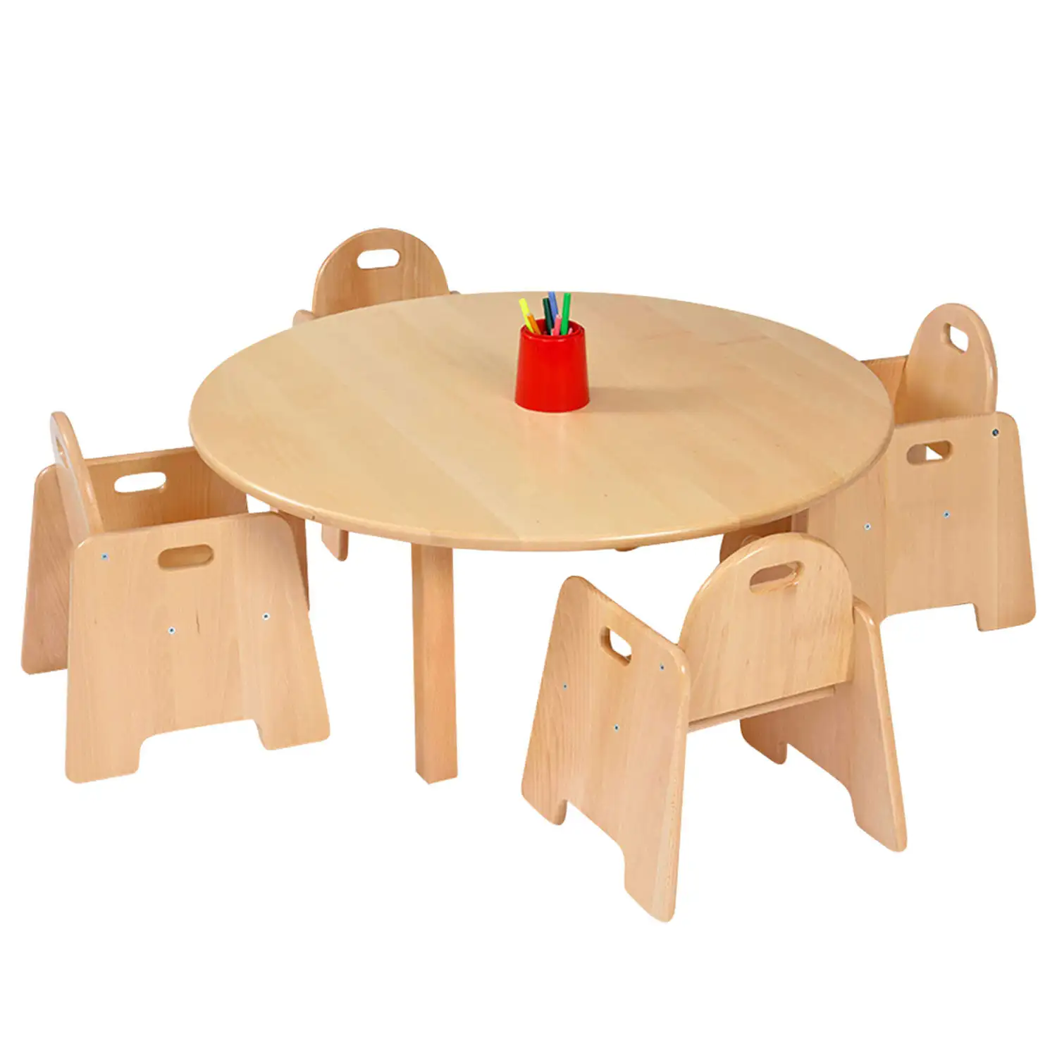 Circular Table Infant With 4 Chairs