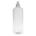1 Litre Bottle and Nozzle for Toilet Cleaner or Washing Up Liquid