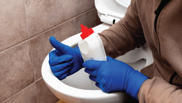 Does closing the toilet lid when flushing reduce the spread of germs?