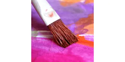 Paintbrushes last longer if washed in cold water first