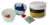 A pair of medicine pots and a drug denaturing kit